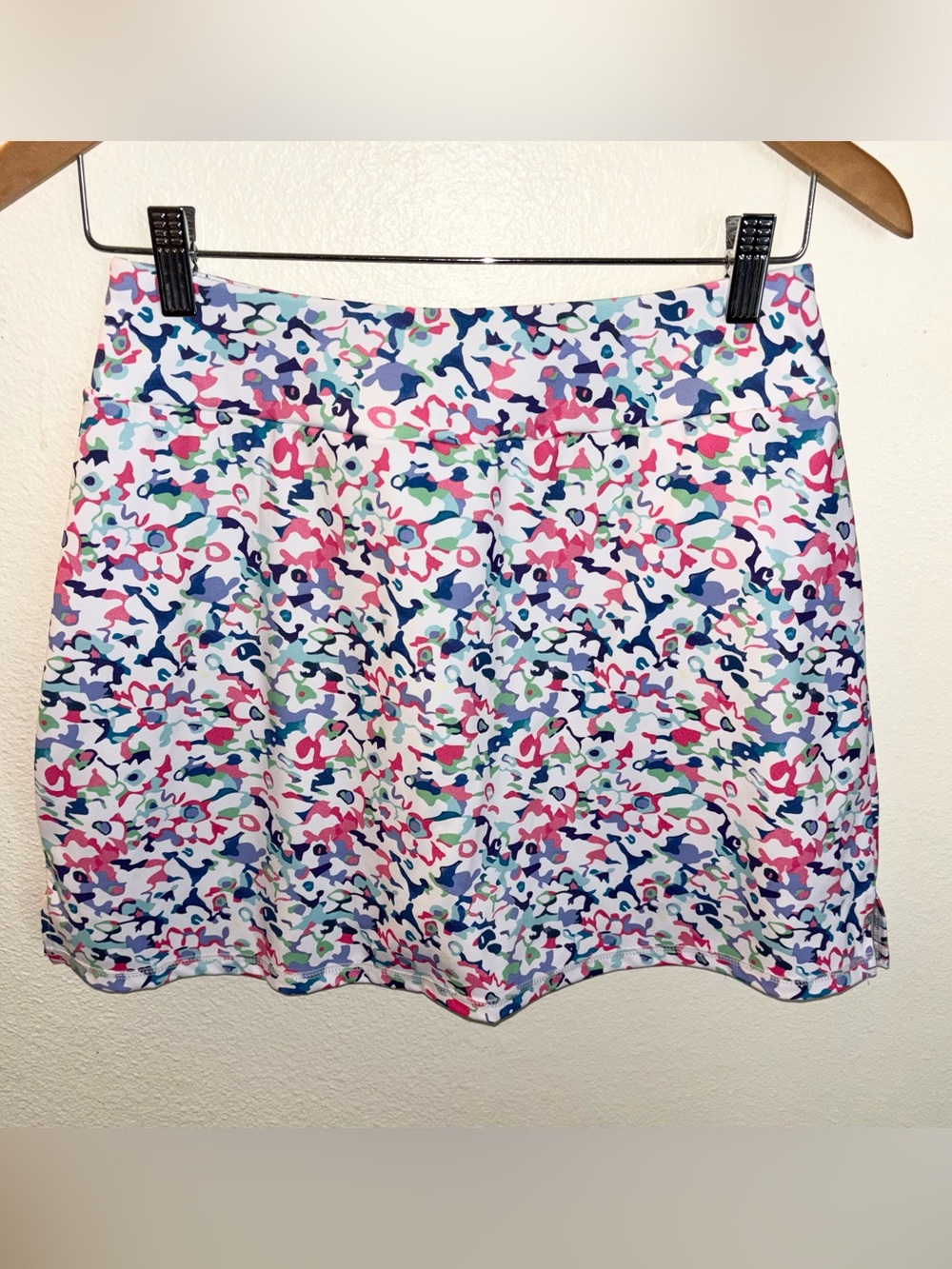 LouKeith Pastel Athletic Tennis Skirt Skort Pickleball Golf Medium M Pink Blue - Picture 4 of 10